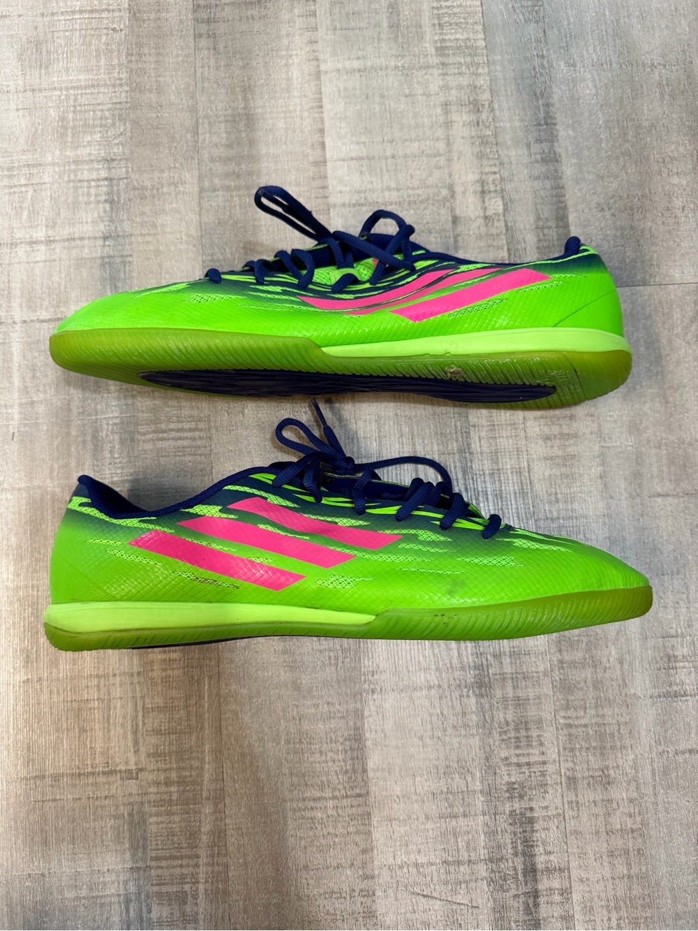 adidas Freefootball SpeedTrick Mens 12 Indoor Soccer Futsal Shoes Green M19965